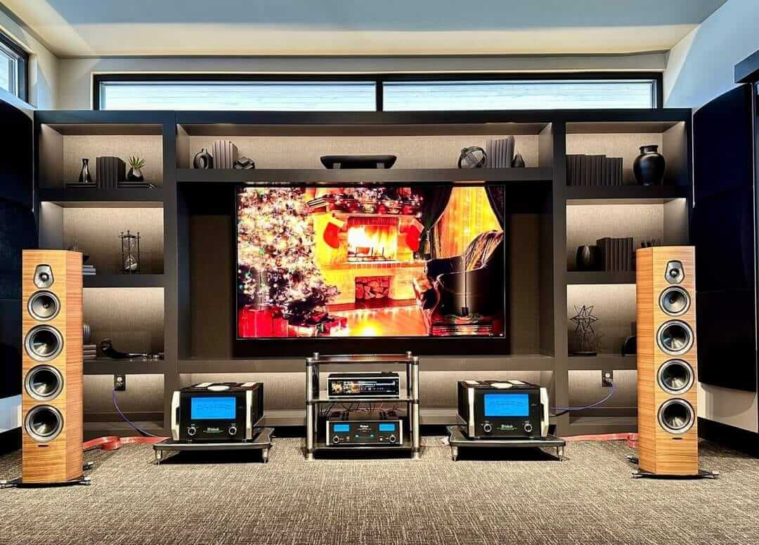 Roylene team working on AV installation