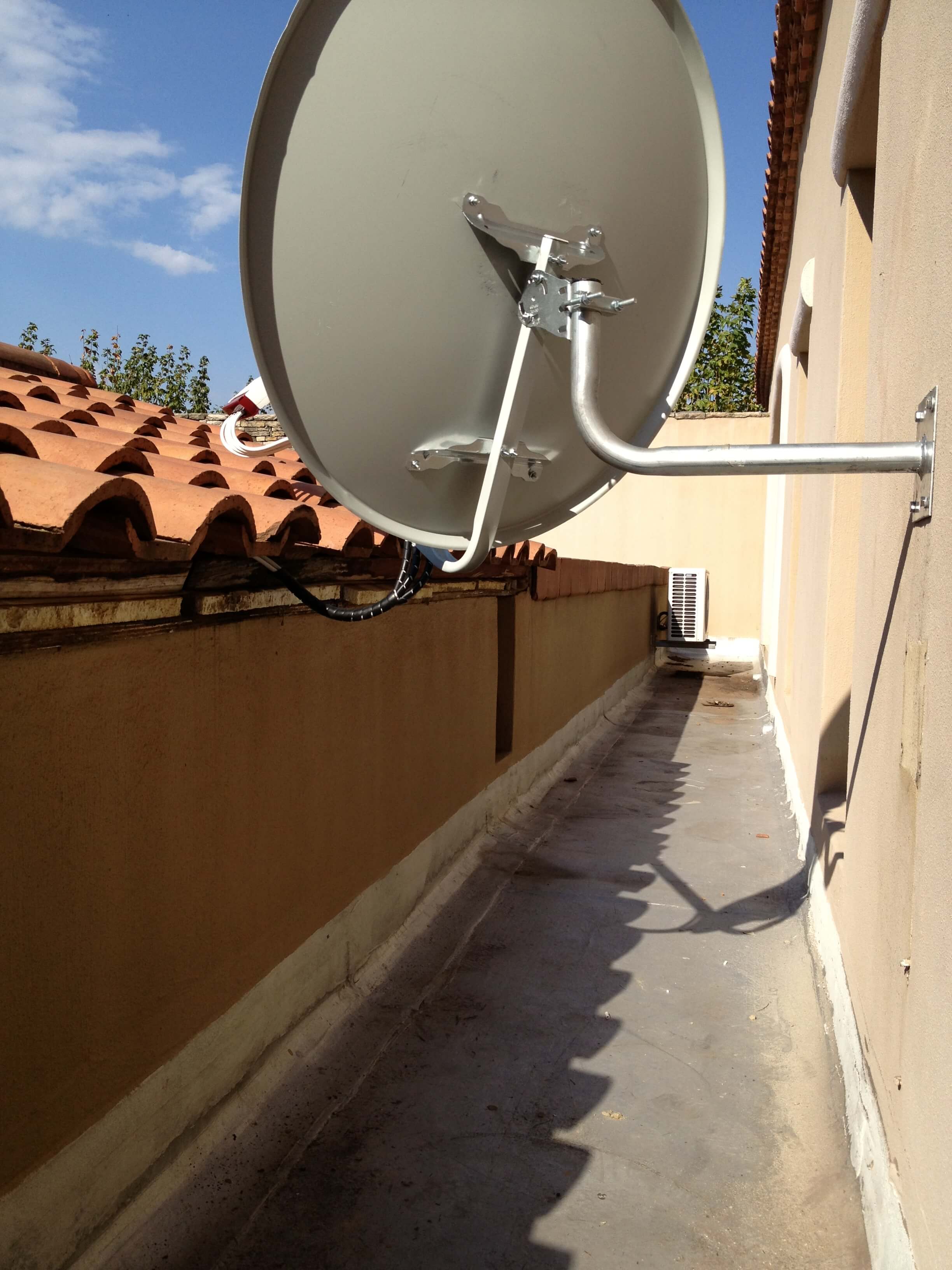 Satellite signal installation and testing